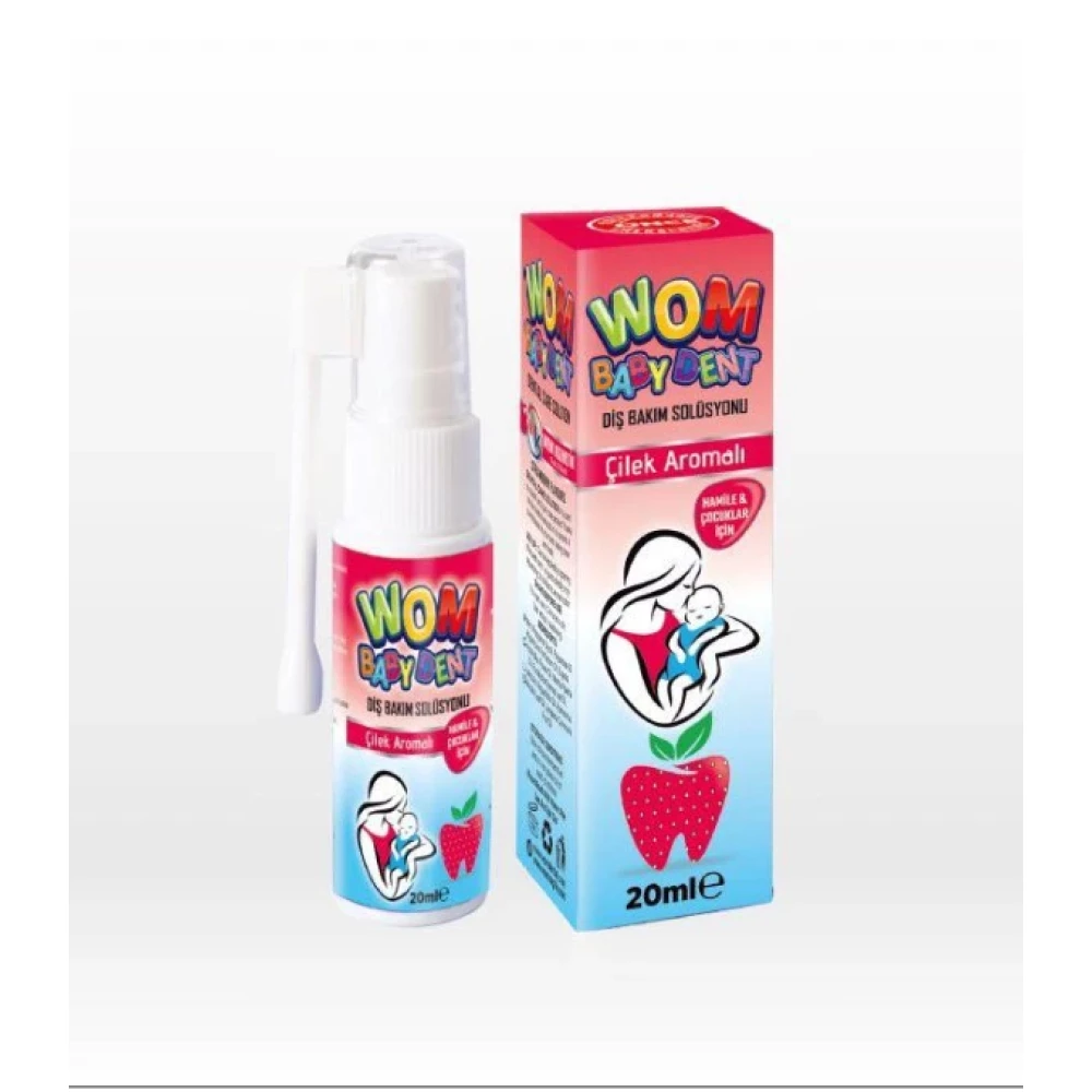 Wom Baby Dent Diş Bakım Solüsyonu Çilek Aromalı 20 Ml Ağız Gargara ve Spreyi Fiyatı
