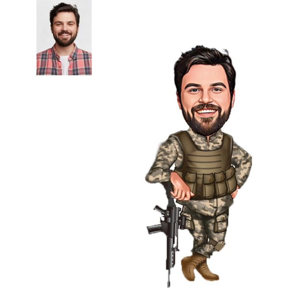 Wonder Like Kişiye Özel Karikatürlü Asker Ahşap - Araba Dikiz Ayna Süsü - 00 Oto Seyahat Ürünleri Fiyatı