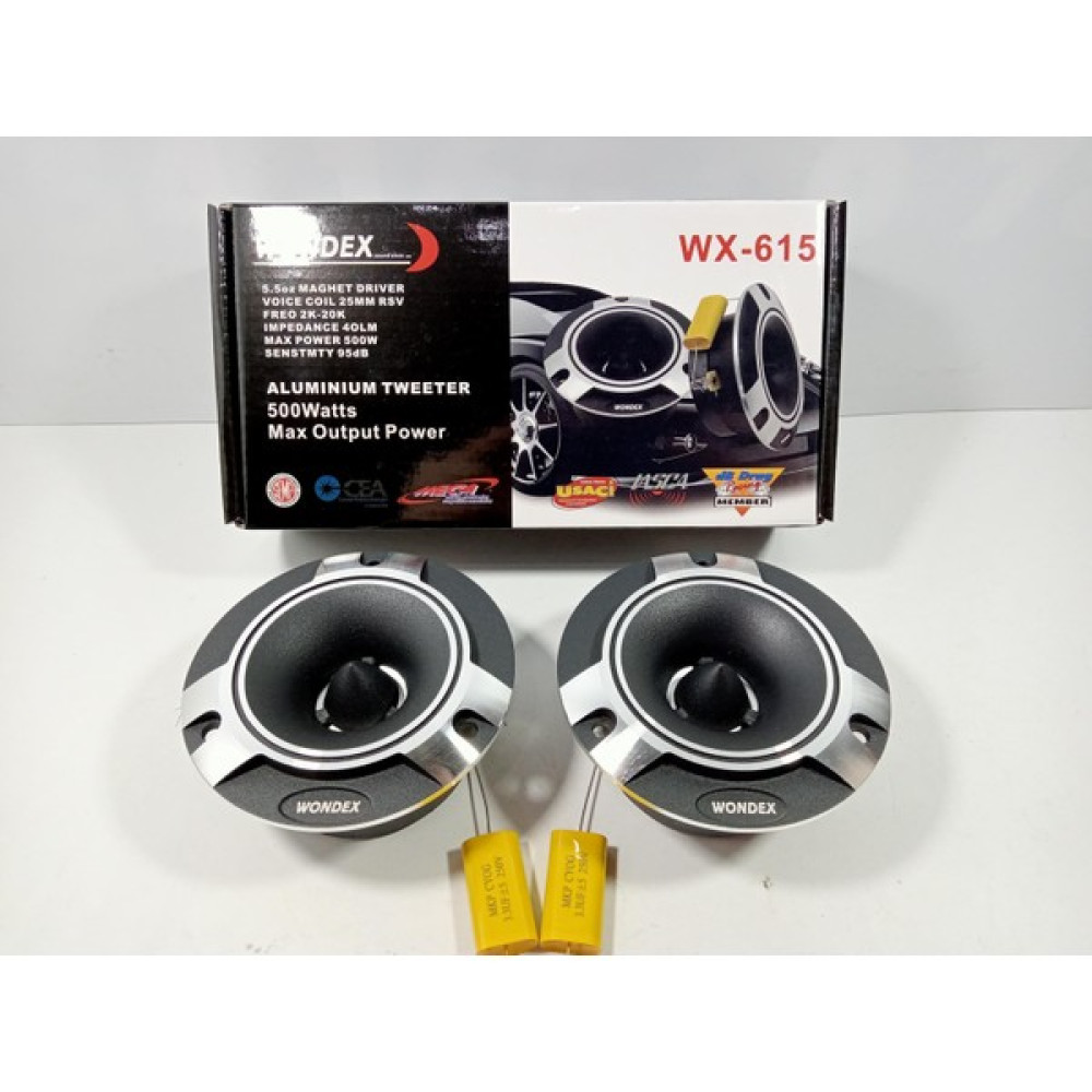 WONDEX Dome Tweeter 10CM – 500W 10CM Dome Tweeter – Tiz 10CM Oto Hoparlörleri & SubWoofer Fiyatı