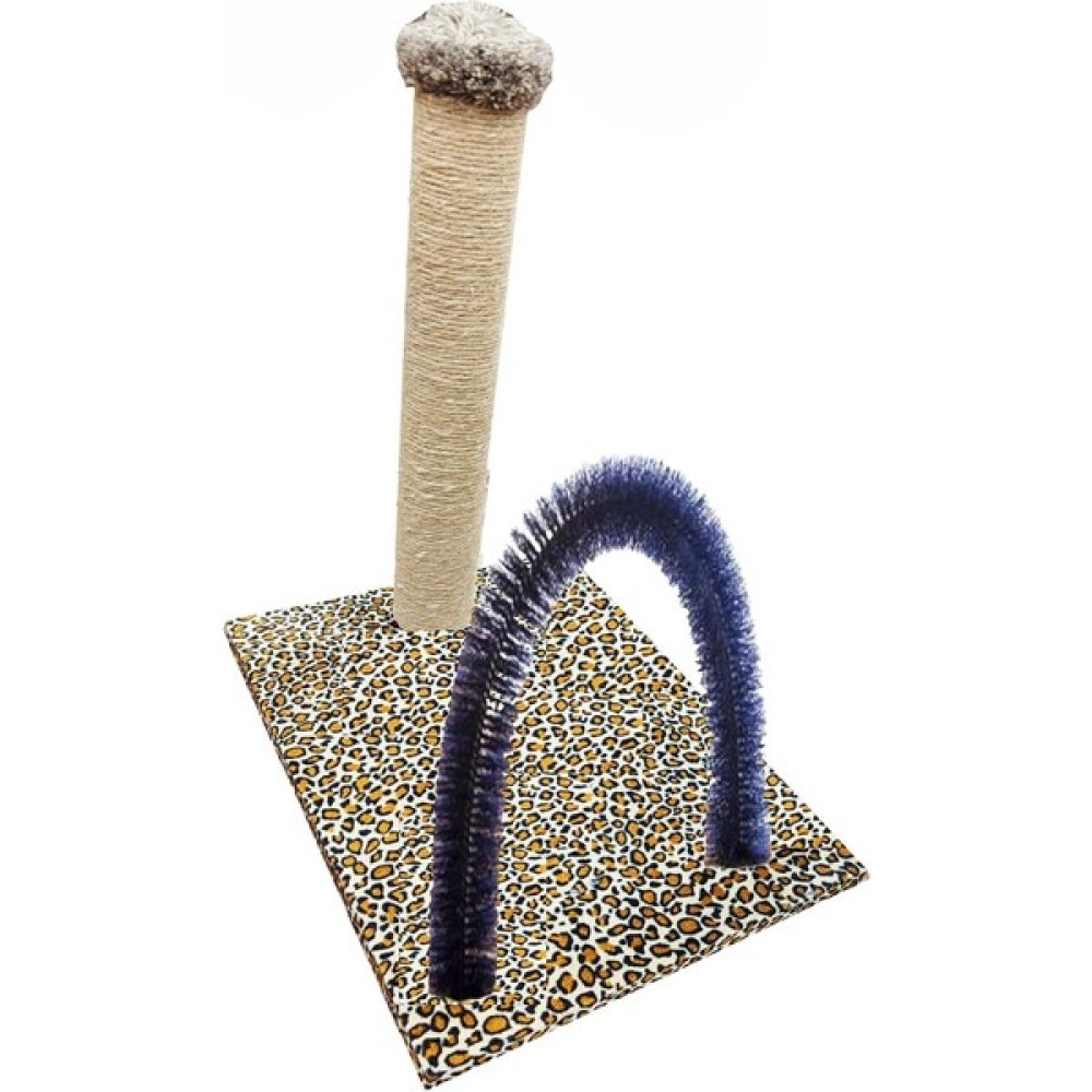 Wondi Kedi Tırmalama Tahtası Kaşıma Fırçalı Leopar Desen Evcil Hayvan Ürünleri Fiyatı