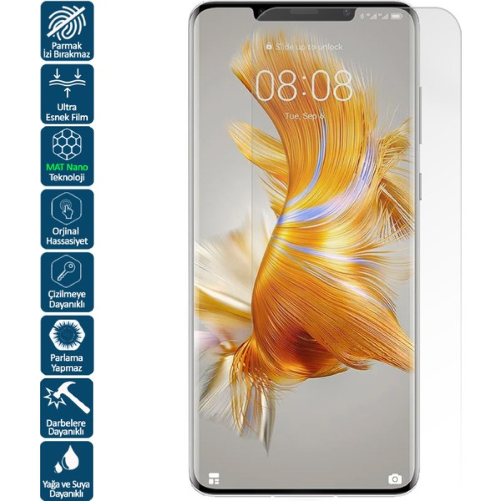 Wontis Huawei Mate 50 Pro Mat Parmak Izi Bırakmayan Nano Ekran Koruyucu Film Cep Telefonu Ekran Koruyucusu Fiyatı