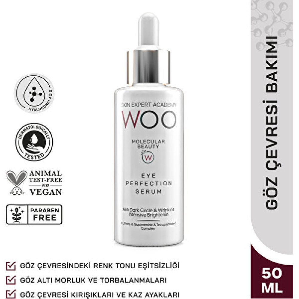 Woo Skin Expert Academy Göz Altı Torba & Halka ve Morluk Karşıtı, Canlandırıcı, Yenileyici, Nemlendiricili ve Göz Çevresi Kırışık Karşıtı Bakım Ser... Göz Kremi Fiyatı