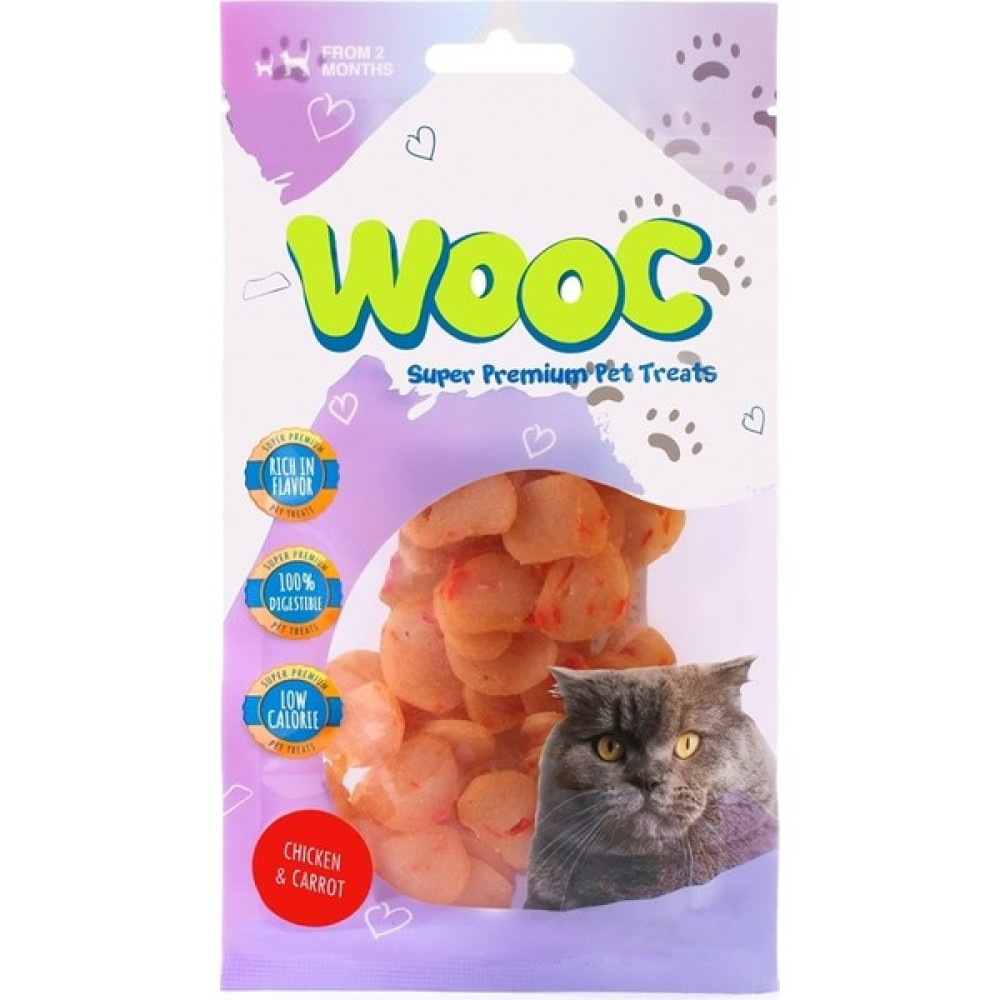 Wooc Tavuk & Havuç Cips Kedi Ödülü 40GR Evcil Hayvan Ürünleri Fiyatı