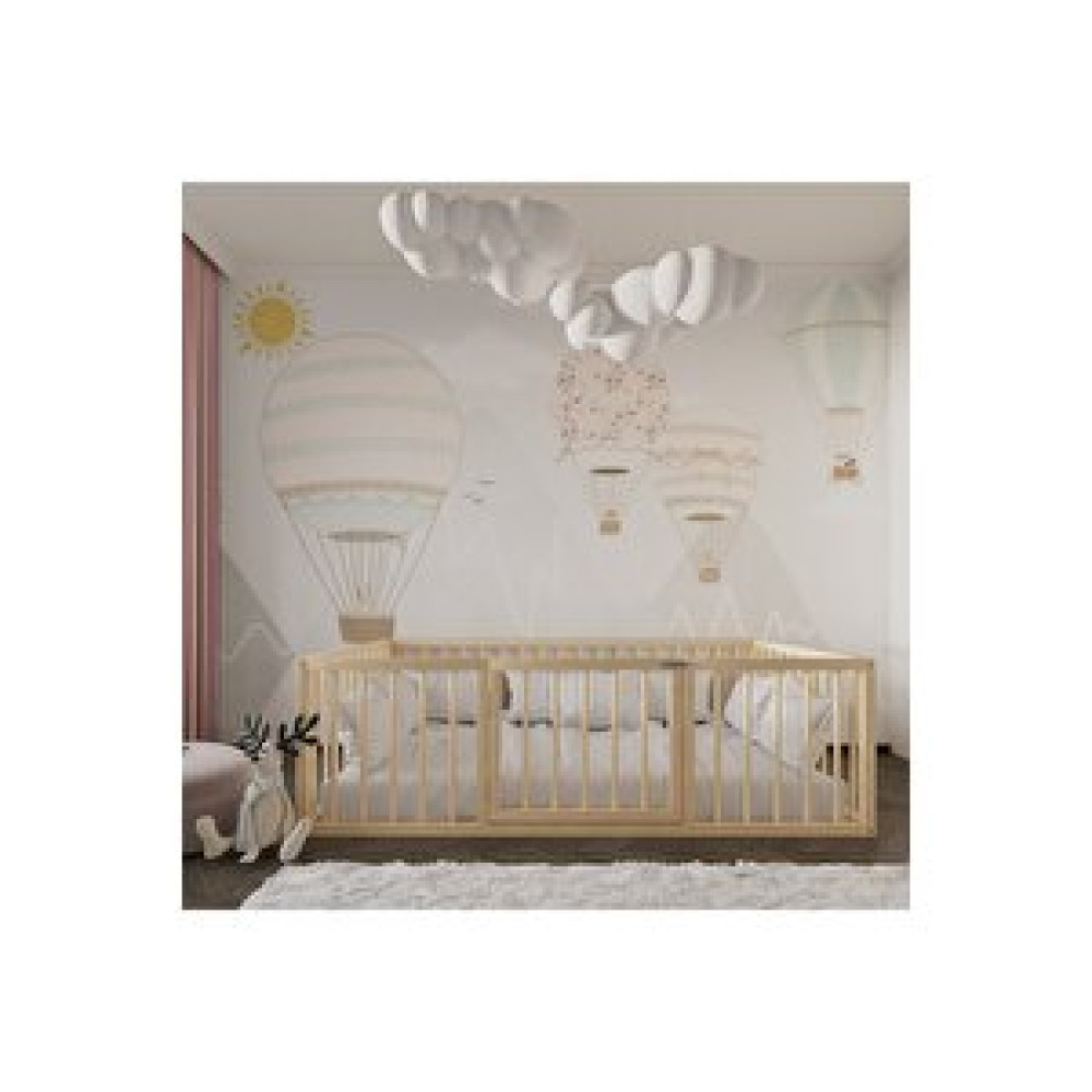 Wood and Montessori Montessori Kapılı Çocuk Yatağı 160x200 cm Bebek Karyolası Fiyatı