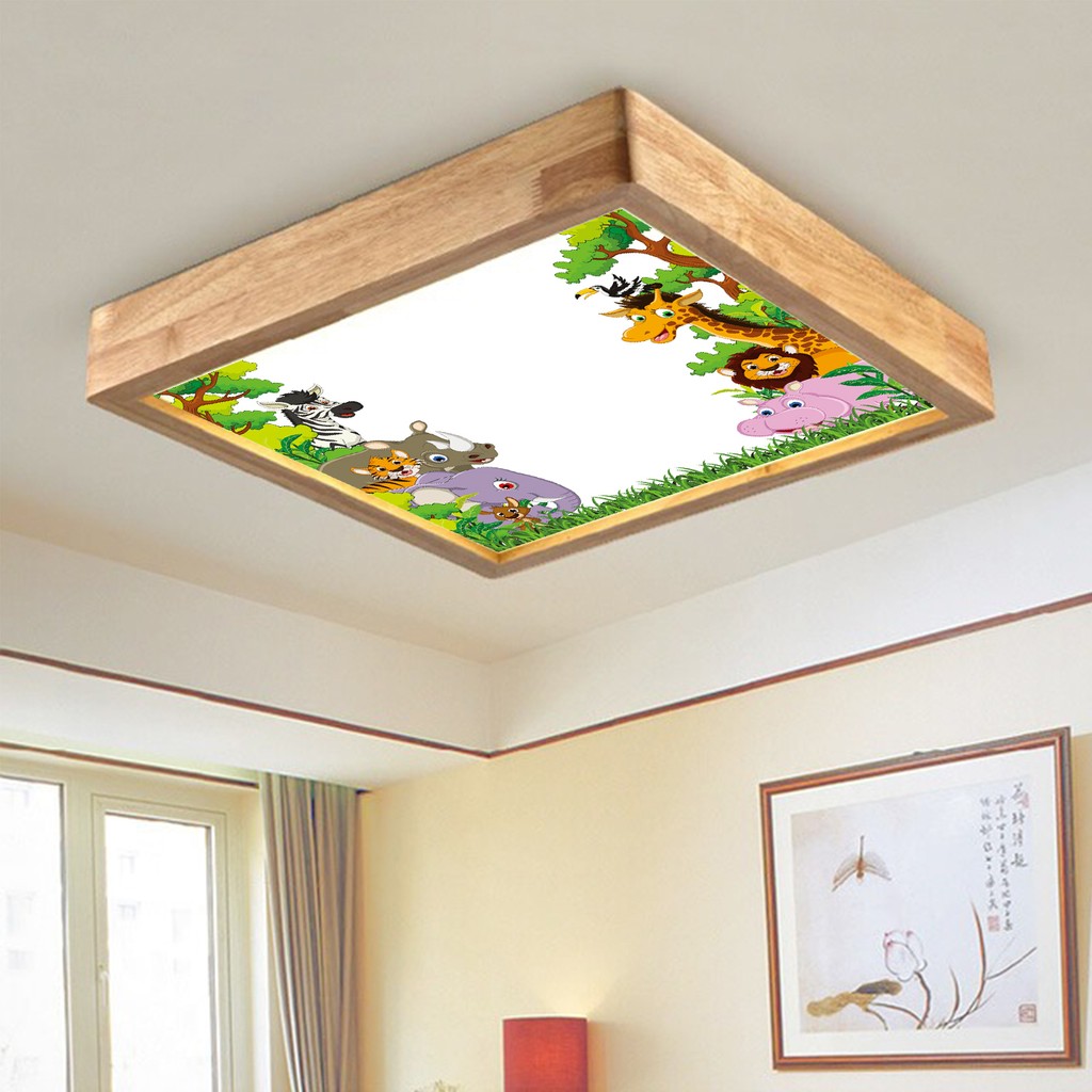 Wood Design World Ahşap Çerçeve Çocuk Odası LED Aydınlatma - Beyaz - 1 Diğer Fiyatı