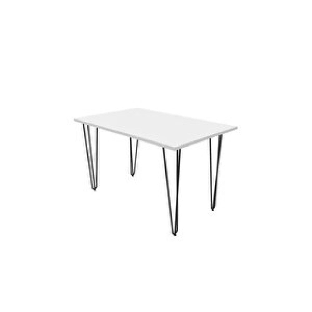 Wood House Asude Metal Ayaklı Masa Beyaz Yemek & Mutfak Masası Fiyatı