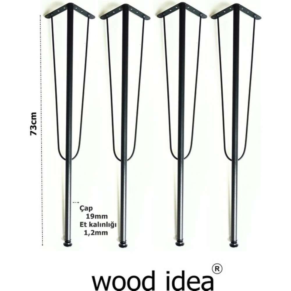 Wood Idea 4 Adet Vidalı Yükseklik Ayarlı Yeni Model Firkate Demir MAsa Global Ayağı ,kütük,sehpa Demir Ayak Nalburiye & Hırdavat Fiyatı