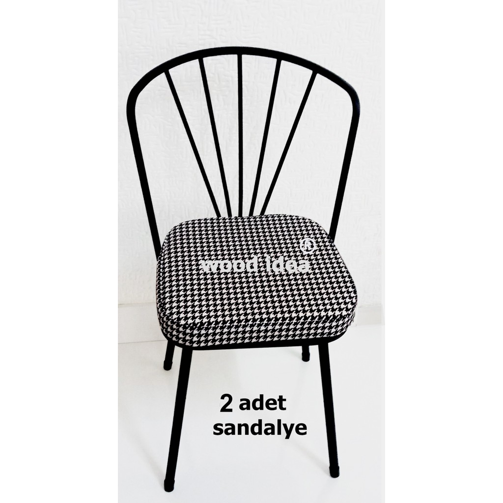 Wood Idea Lüks Yemek Odası Salon Cafe Mutfak Sandalyesi Beyaz Adet Standart Sandalye Fiyatı