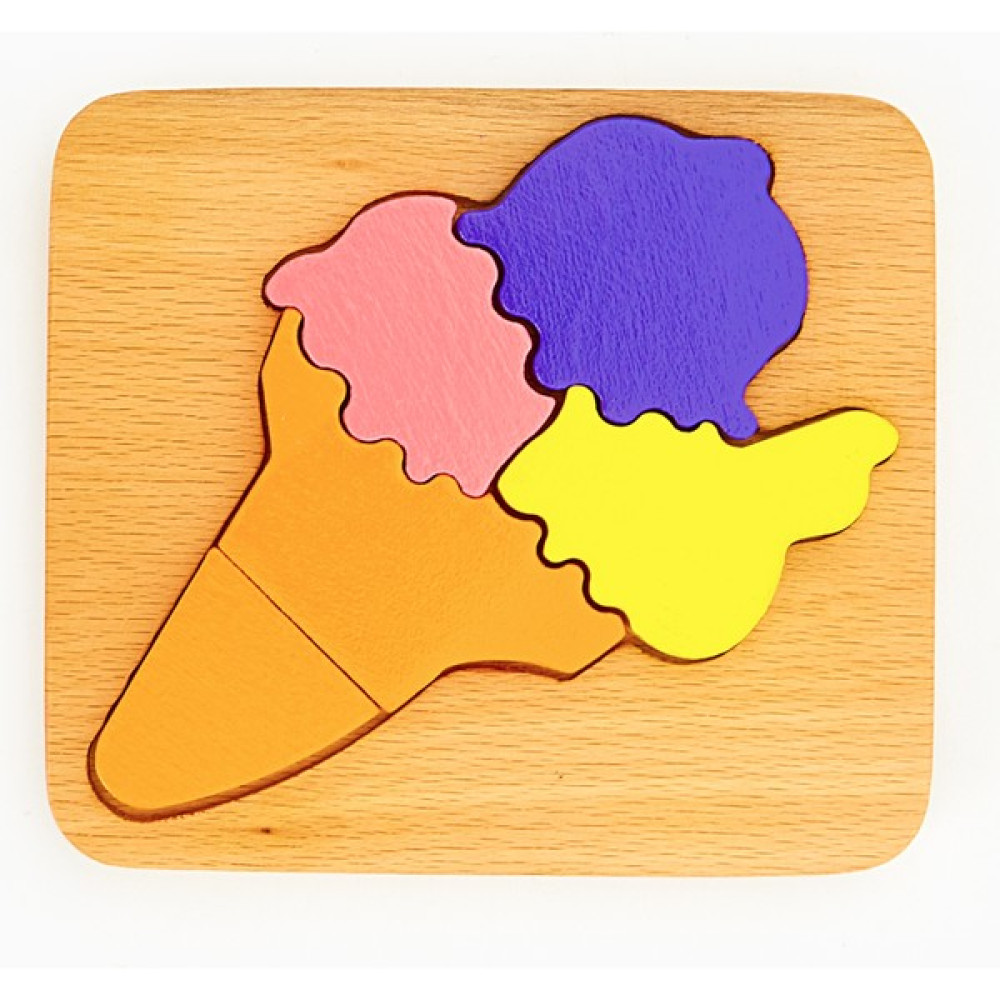 Wood & Joy Wood&joy Uç Boyutlu Puzzle - Turuncu Bebek Oyuncakları Fiyatı