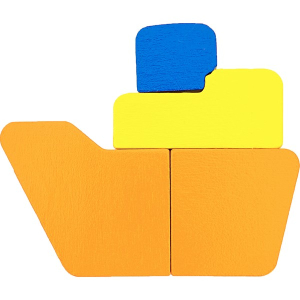 Wood & Joy Wood&joy Uç Boyutlu Puzzle ve Denge Oyunu - Turuncu Bebek Oyuncakları Fiyatı