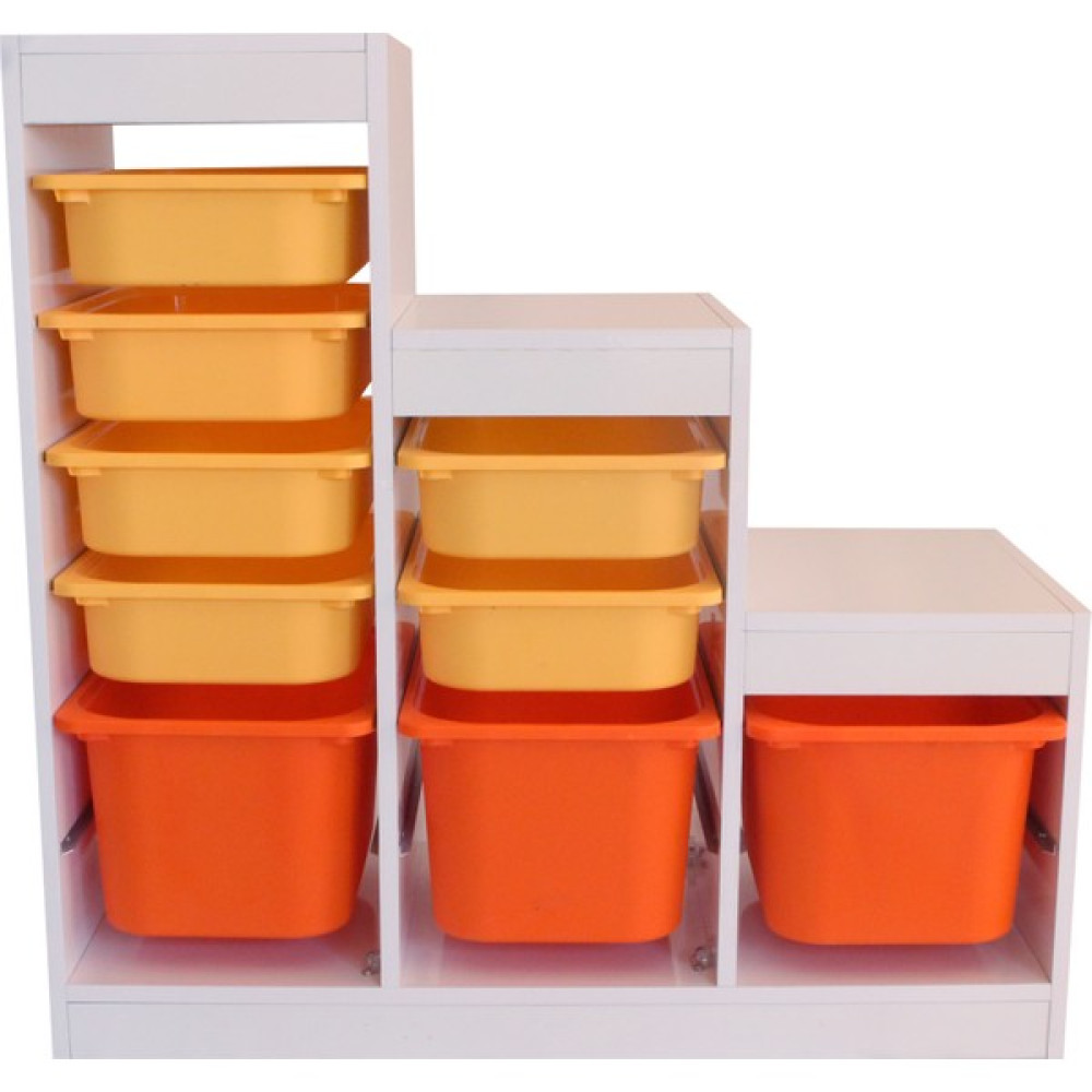 Wood & Joy Woodnjoy Zigzag Oyuncak Dolap (Mdf Lam) - Beyaz Bebek Odası Tekstili Fiyatı