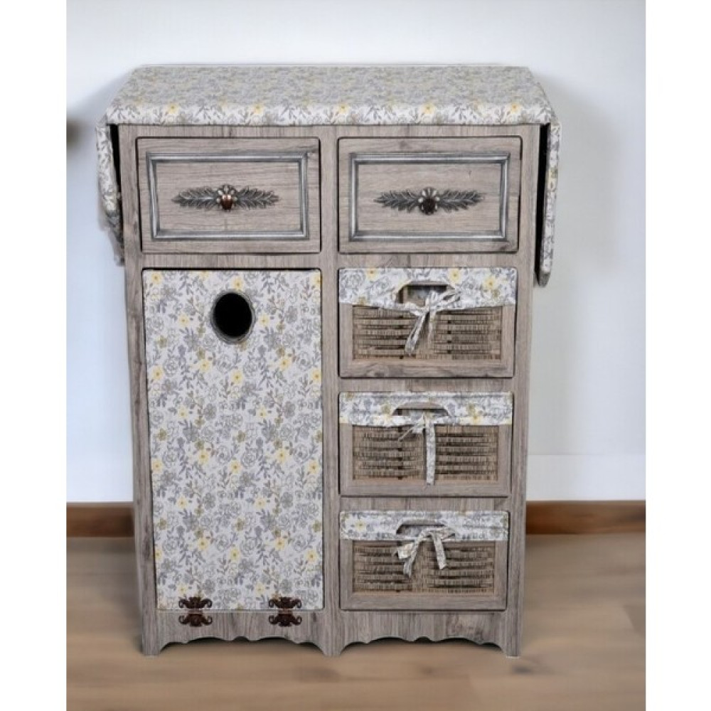 Wood Luck Ahşap Kirli Sepetli Çekmeceli Dolaplı Ütü Masası Ütü Masaları ve Aksesuarları Fiyatı