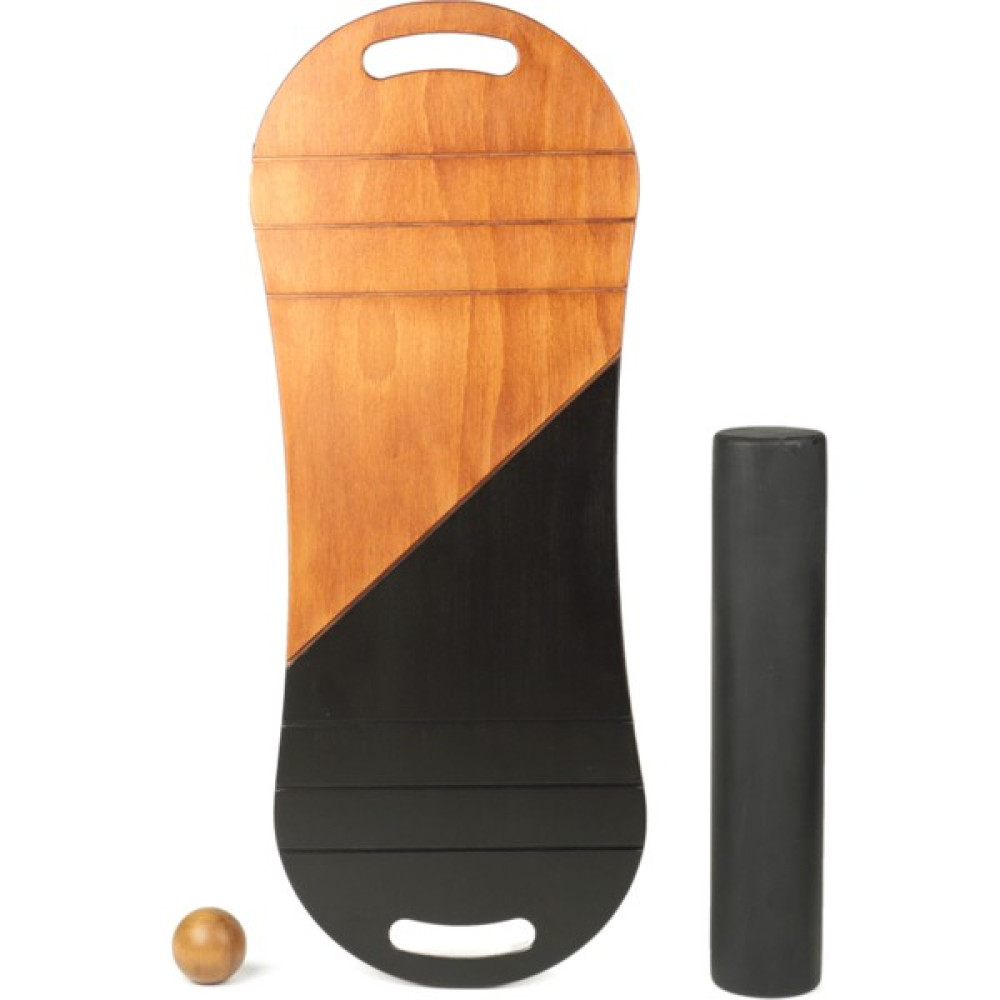 Wood Stone Art Denge Tahtası Balance Board Çift Fonksiyonlu Gym Board Rocket Board 73 x 28 cm Kahverengi Kondisyon Aletleri Fiyatı