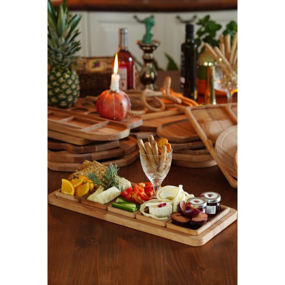 Wood Totally Çerezlik 6 Bölmeli (Parça) - 1 Adet Mutfak Gereçleri Fiyatı