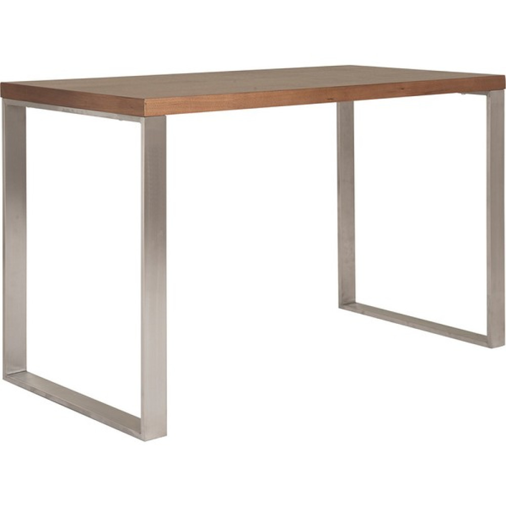Wood Vizyon Alpha Paslanmaz Çalışma Masası - Y: 75 cm D: 80 cm G: 150 cm - Ceviz Çalışma Masası Fiyatı