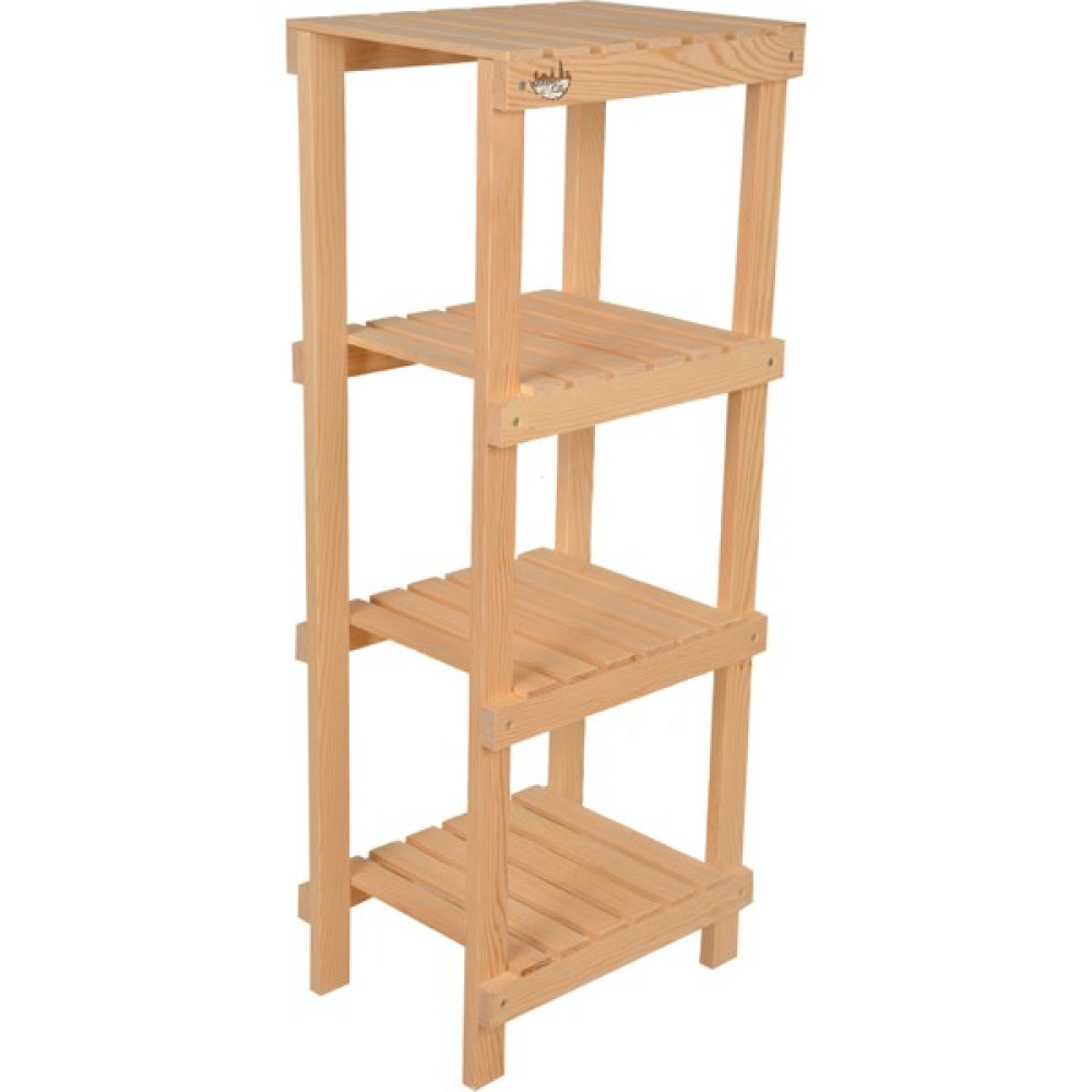 Wooden City Ayakkabılık Banyo Rafı Saksılık 4 Katlı Doğal Ahşap Banyo Dolabı / Mobilyası Fiyatı