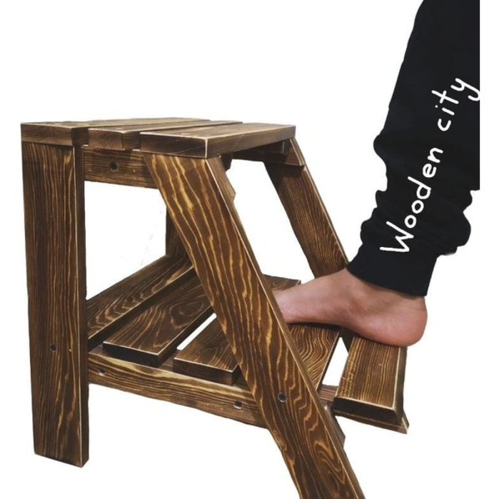 Wooden City Wooden City Merdiven Ahşap Basamak Merdiven Tabure Yükseltici Nalburiye & Hırdavat Fiyatı