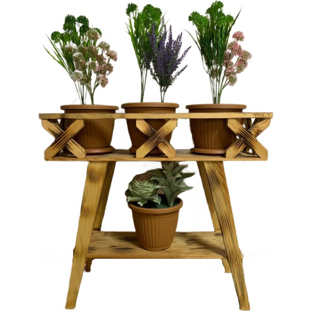 Wooden Crafts Çam Ağacı Ahşap Saksılık-Çiçeklik Saksı ve Aksesuarları Fiyatı