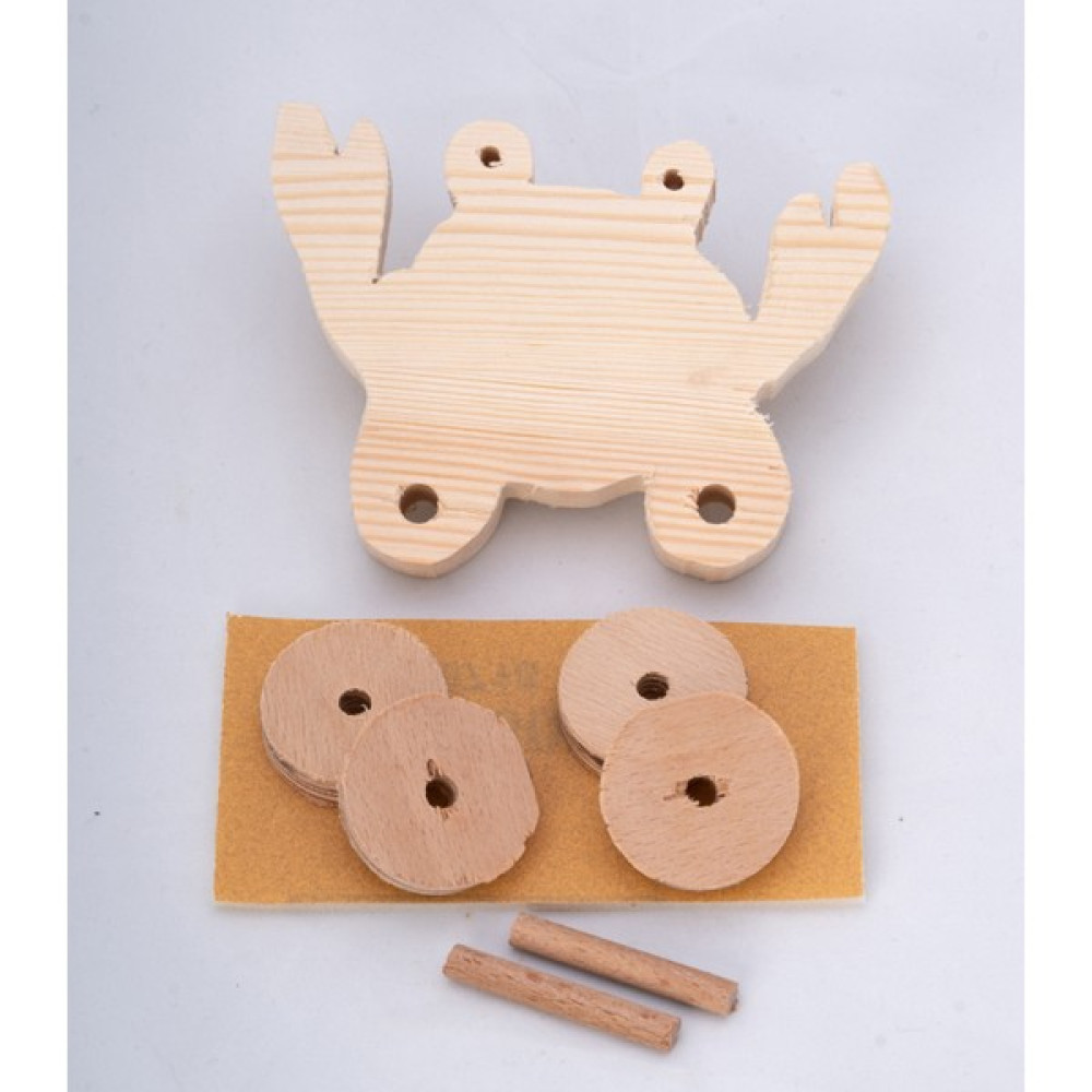 Wooden Toys Atelier Ahşap Tekerlekli Yengeç Oyuncak Bebek Oyuncakları Fiyatı