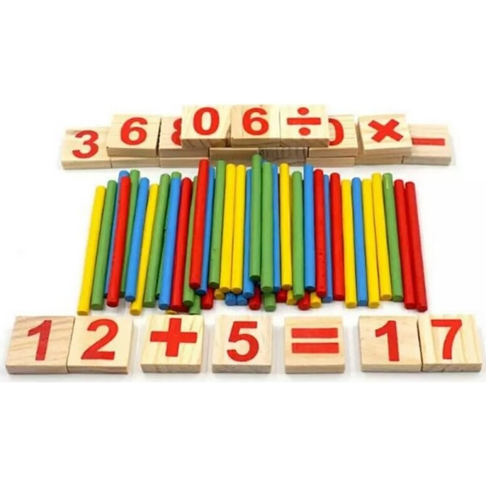 Wooden Toys Matematik Sayı Çubuğu Seti Bebek Oyuncakları Fiyatı