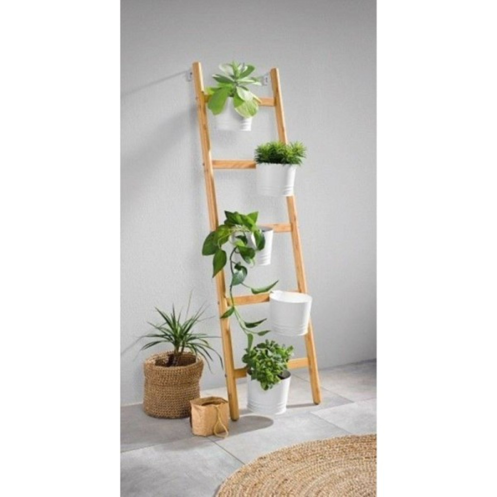 Wooden Women World Dekoratif Büyük Boy Merdiven Havluluk Askılık 150 cm x 40 cm - Açık Kahverengi Dekoratif Bahçe Ürünleri Fiyatı