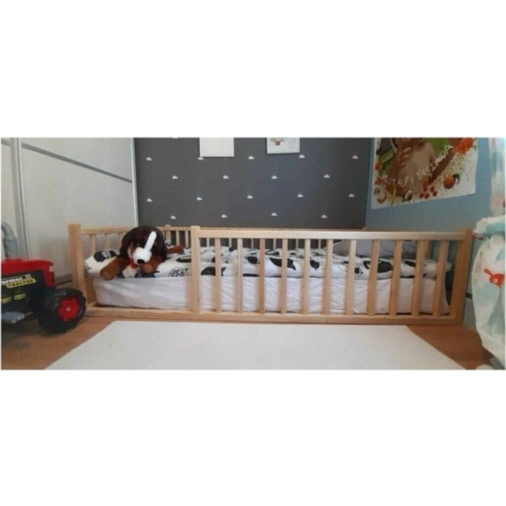 Wooden Women World Doğal Ahşap Doğal Yatak Bebek ve Çocuk Yatağı - 90 x 190 cm Karyola Fiyatı
