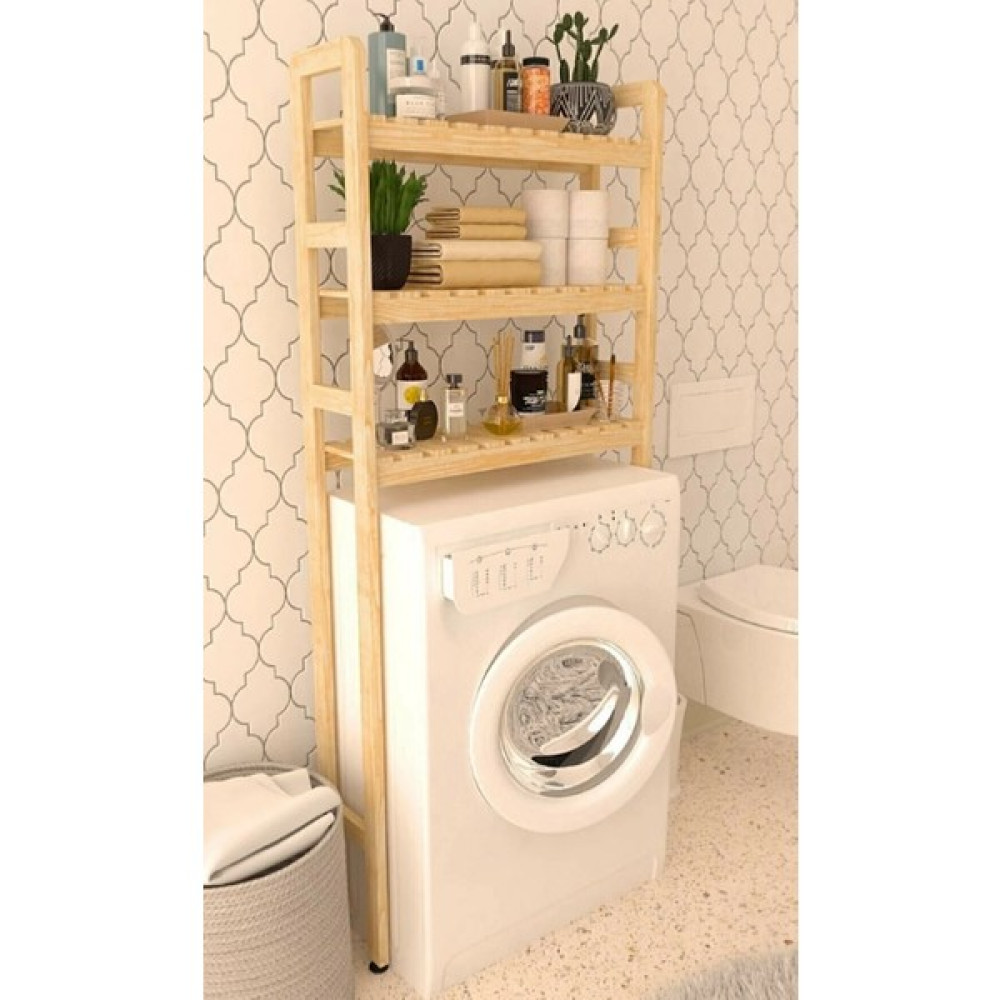 Wooden Women World Doğalahşapbanyo Çamaşır Makinesi Üst Dolap Toplayıcı Düzenleyici - Ahşap Rengi Mutfak Dolabı / Mobilyası Fiyatı