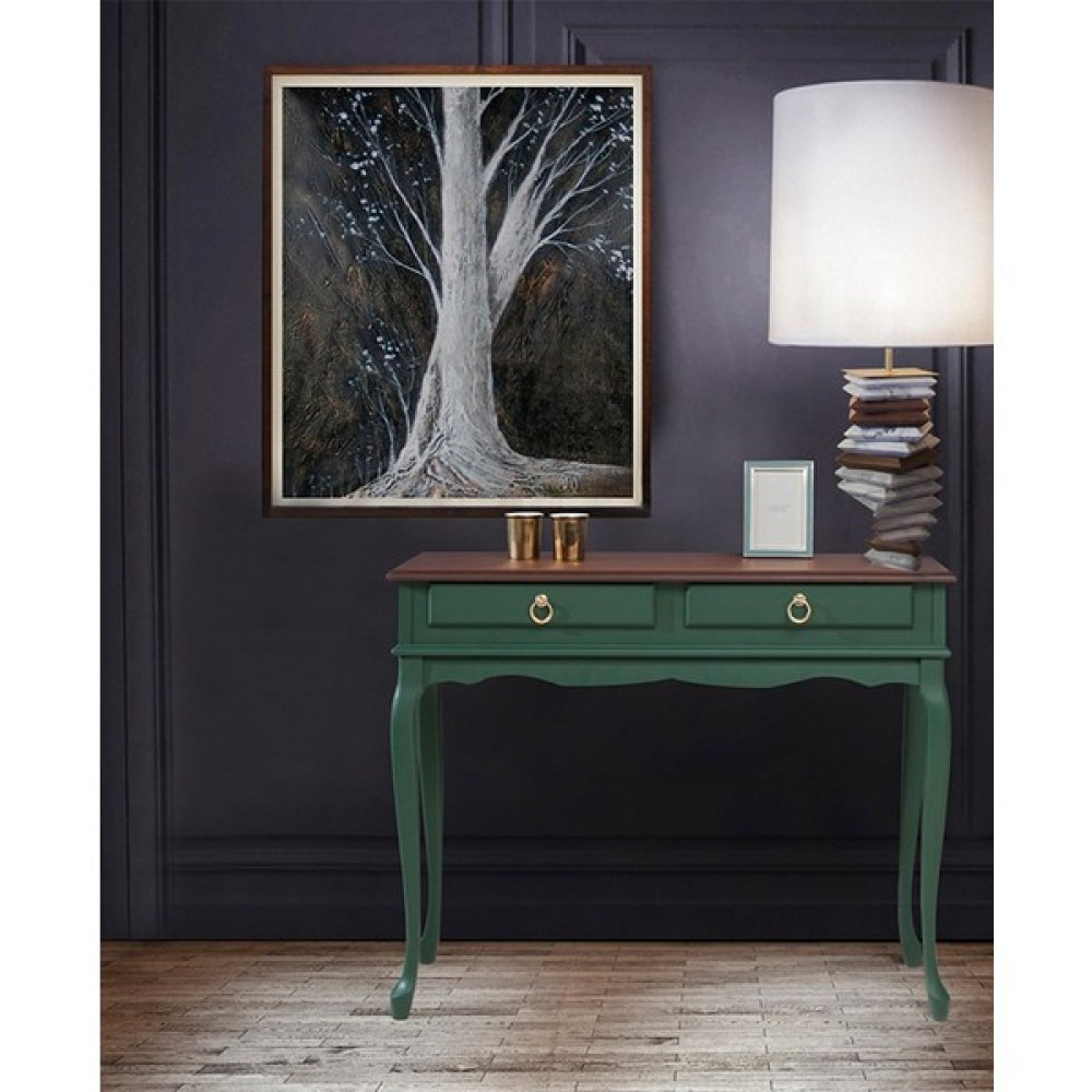 Woodenbend Breda Yeşil Dresuar Dresuar / Makyaj Masası Fiyatı