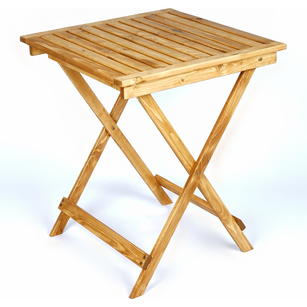 Woodensa 60x60 cm Katlanır Bahçe Masası Ahşap Tasarım ile Şık ve Pratik Kullanım Bahçe Masası Fiyatı