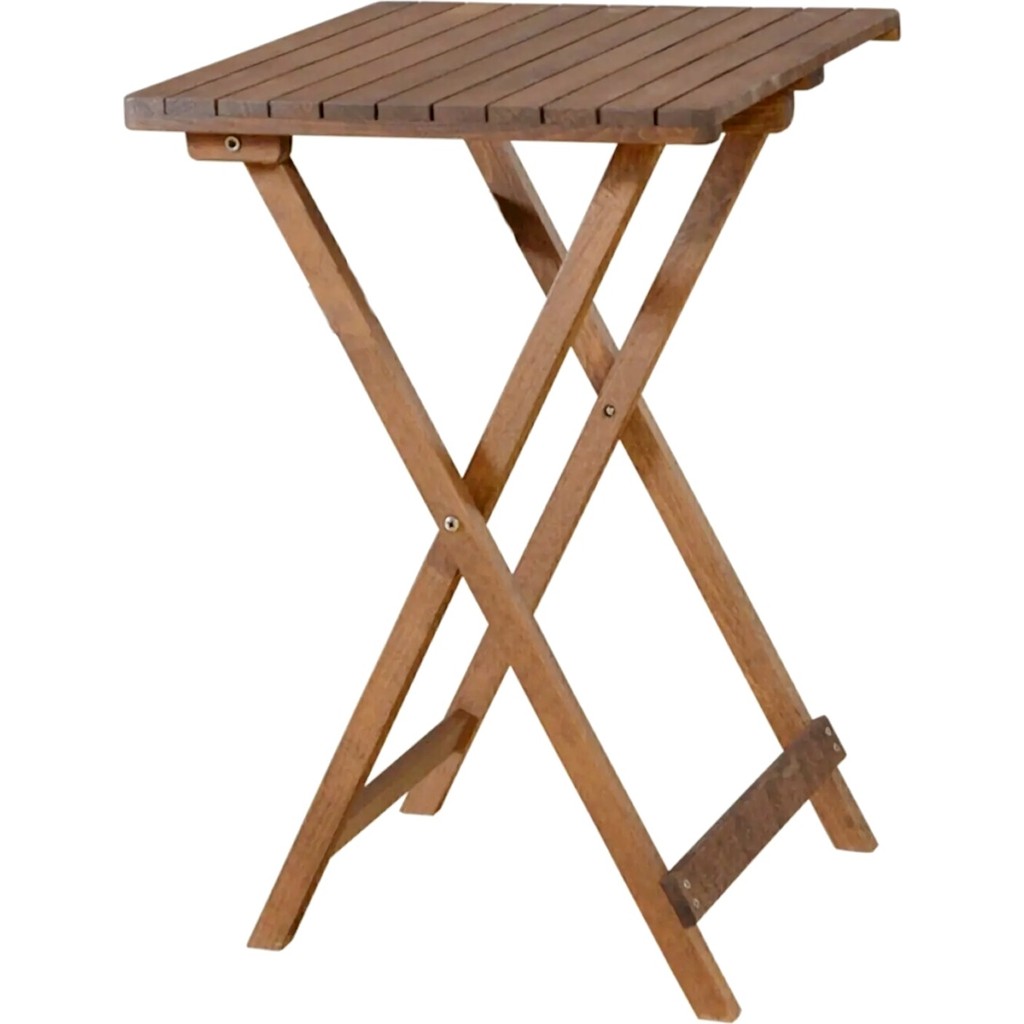 Woodensa Ahşap Katlanır Balkon Masası Bahçe Masası 50X50 cm Bahçe Masası Fiyatı