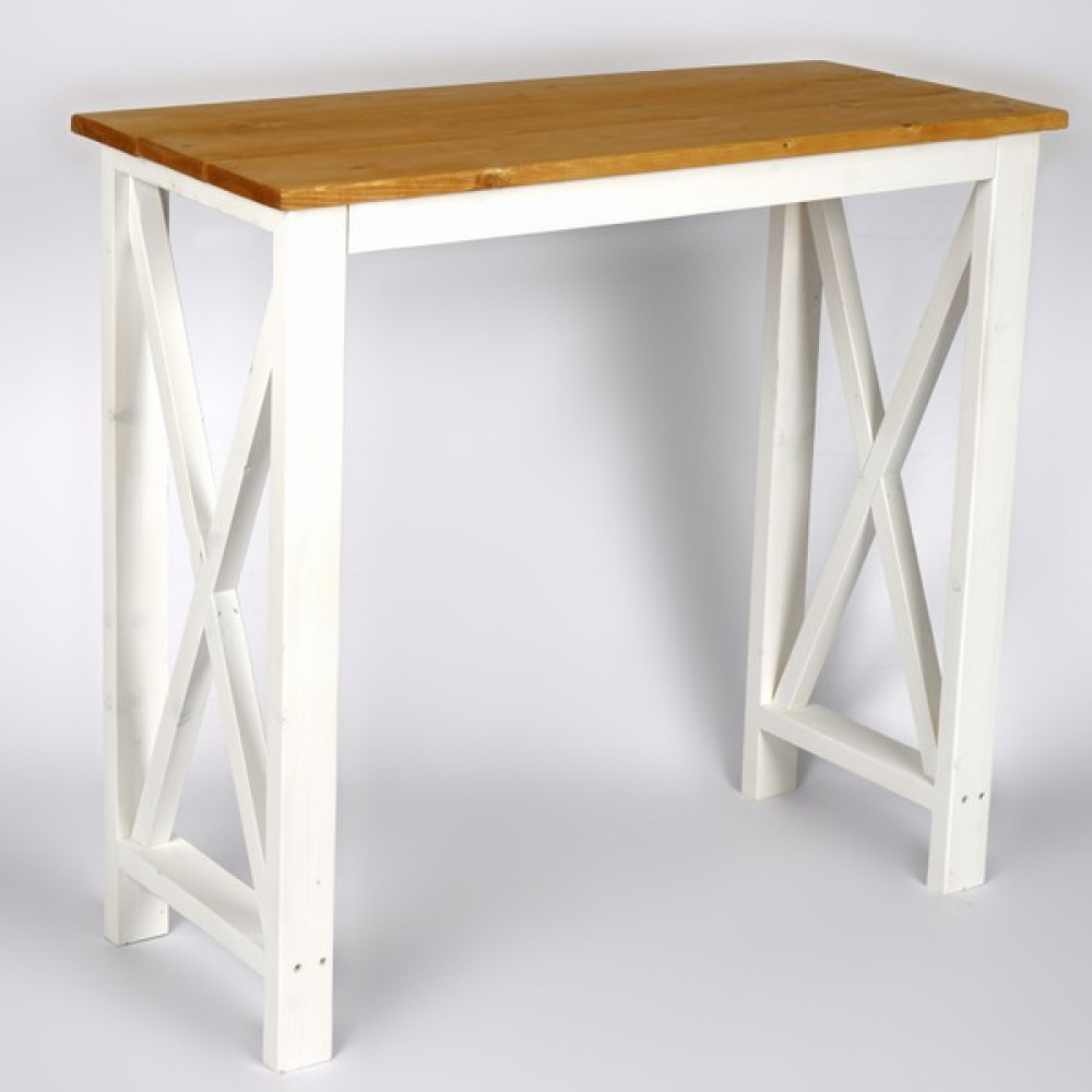 Woodensa Bar Masası Çok Amaçlı Masa Mutfak Masası (Kiraz Beyaz) WDN365 Masa - Sandalye Seti / Takımı Fiyatı
