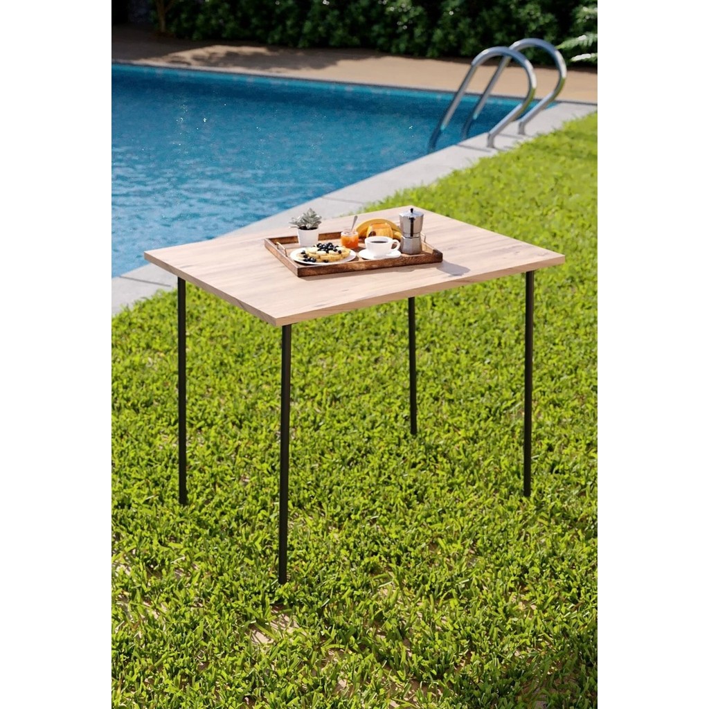 Woodensa Tak Kullan Kamp Masası Bahçe ve Balkon Masası Çam Sunta 60 x 45 x 49 cm SSD / Solid State Drive Fiyatı