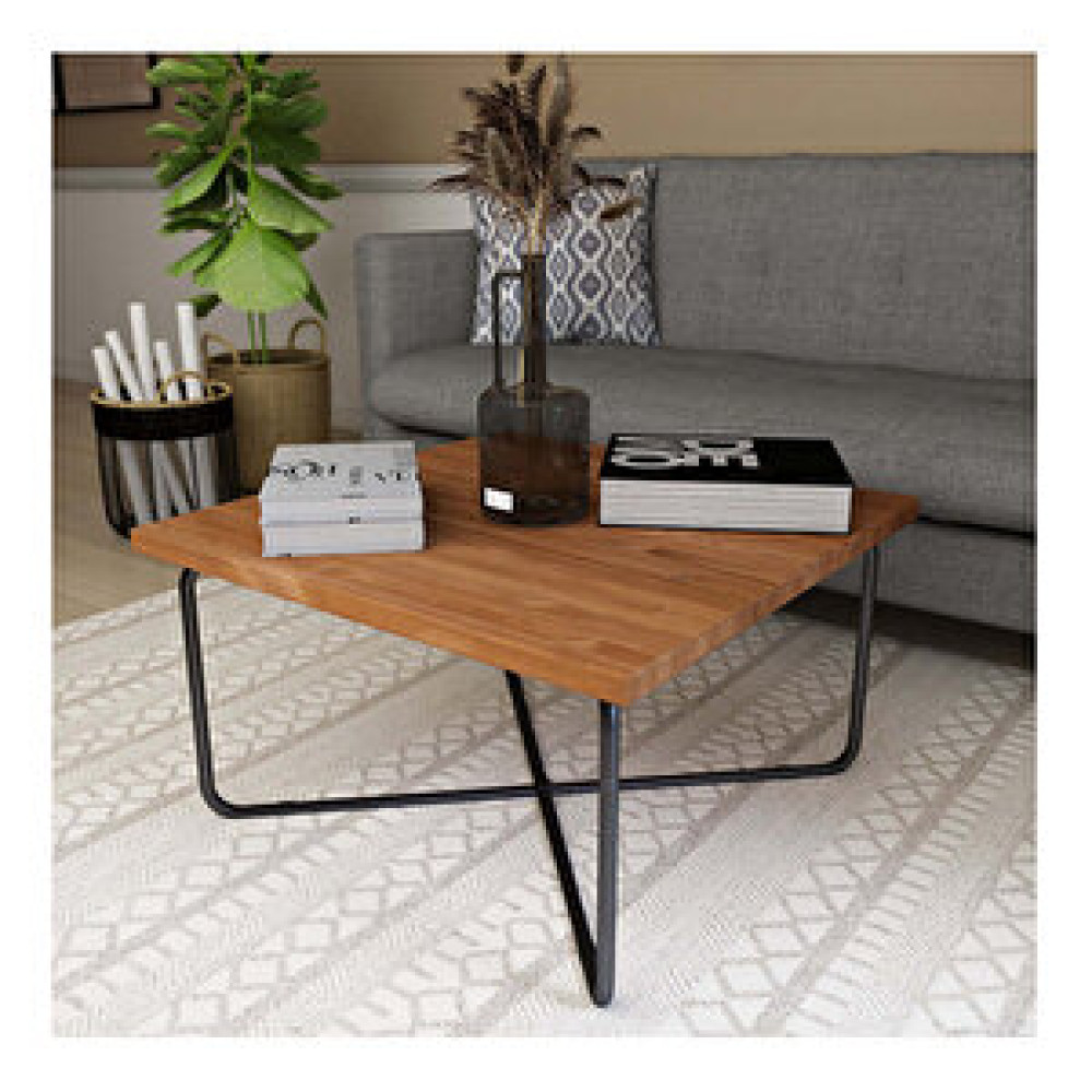 Woodesk Maya Masif Ağaç 70x70 Cm Orta Sehpa Cpt2851-70 Tik Orta Sehpa Fiyatı