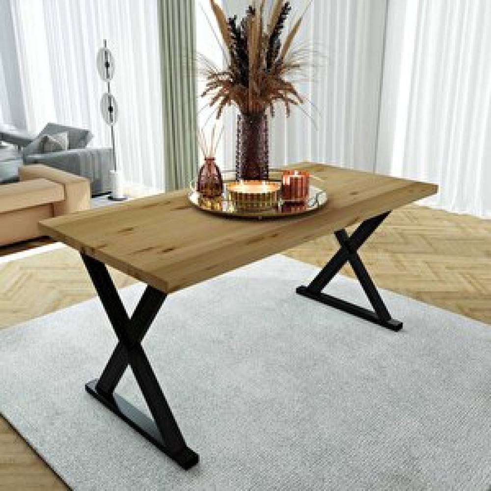 Woodesk Rıhtım Masif Natural Renk Yemek Masası 140x70, Cpt7293-140 140x70 cm Masa - Sandalye Seti / Takımı Fiyatı