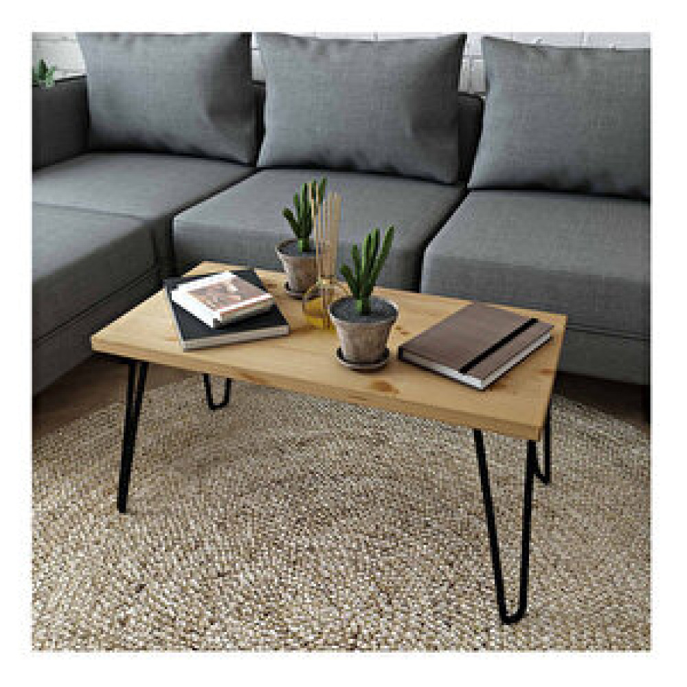 Woodesk Tarz Masif Ağaç 80x40 Cm Orta Sehpa Cpt2859-80 Natural Orta Sehpa Fiyatı