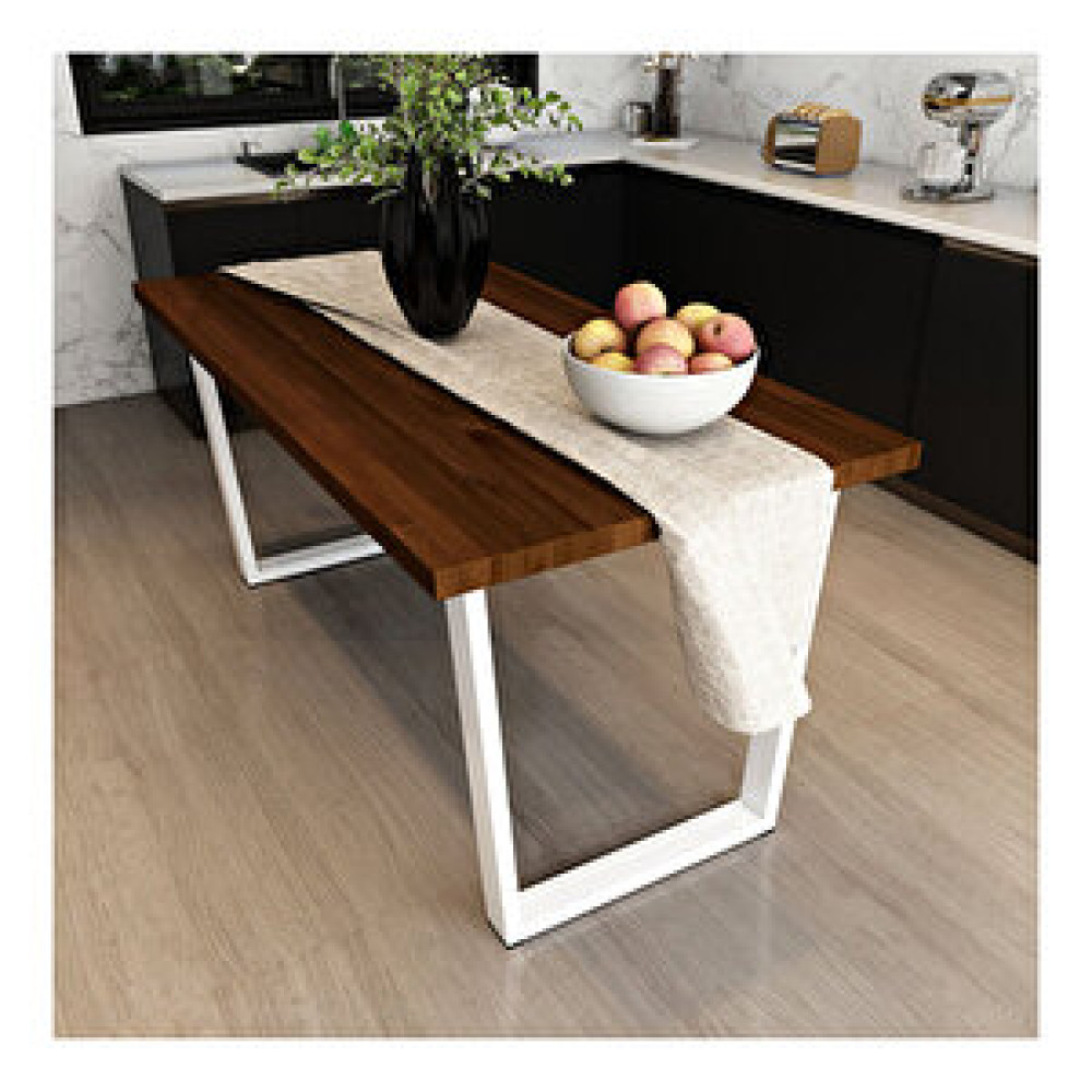 Woodesk Tuana Masif Ceviz Renk 140x70 Yemek Masası Cpt7203-140 140x70 cm Masa - Sandalye Seti / Takımı Fiyatı