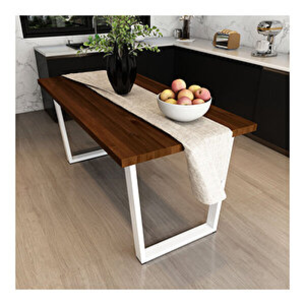 Woodesk Tuana Masif Ceviz Renk 180x80 Yemek Masası Cpt7208-180 180x80 cm Masa - Sandalye Seti / Takımı Fiyatı