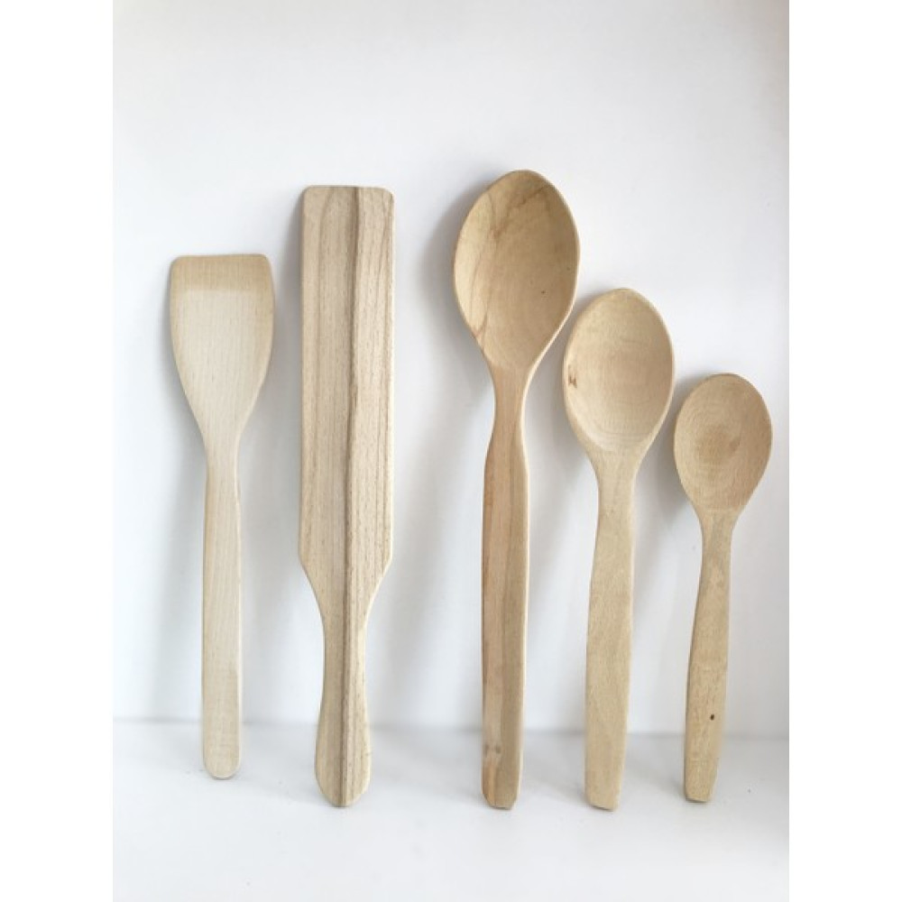 Woodeso3'lü Ahşap Kaşık- Ahşap Spatula - Ahşap Çevirgeç Mutfak Gereçleri Fiyatı
