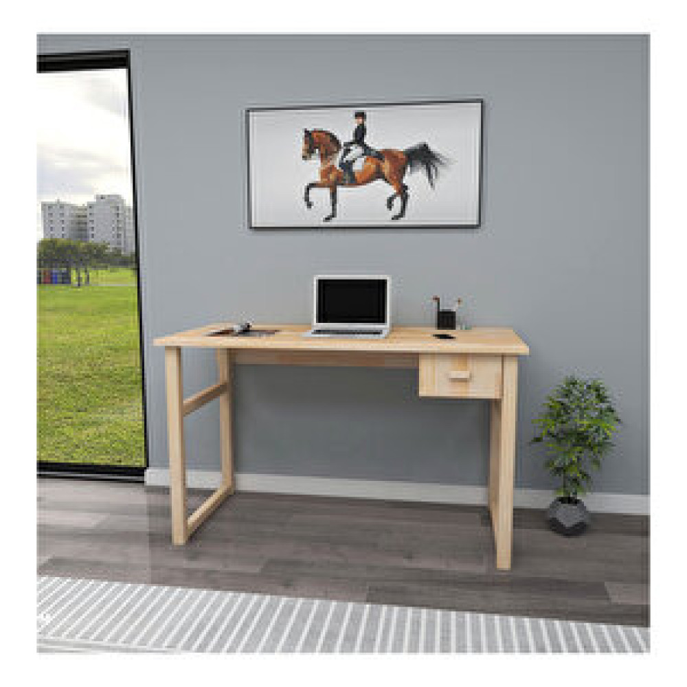 Woodface Dream Doğal Ahşap Çalişma Masasi Bilgisayar Masası Fiyatı