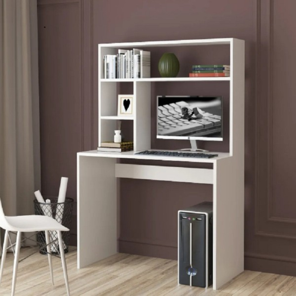 Woodhub 80 cm Çalışma Masası Laptop Masası Bilgisayar Masası 154 cm 45 cm Suntalam Modern Beyaz 160 Modern - 0 Çalışma Masası Fiyatı