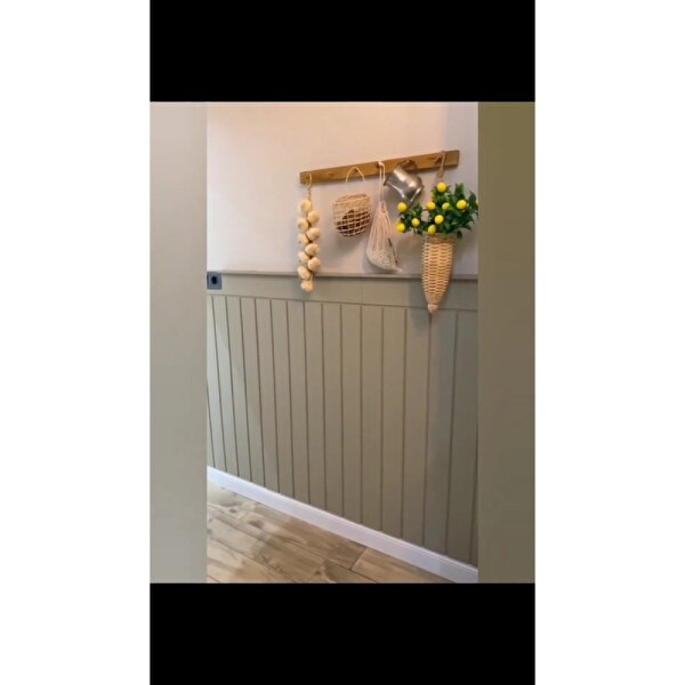 Woodhub Ahşap Dekoratif, Duvar Çıtası, Ahşap Duvar Paneli, Boyanabilir, Ham, Mdf, 54X105 (3 Adet),3'lü Pak - 0 - Çok Renkli Poster Fiyatı