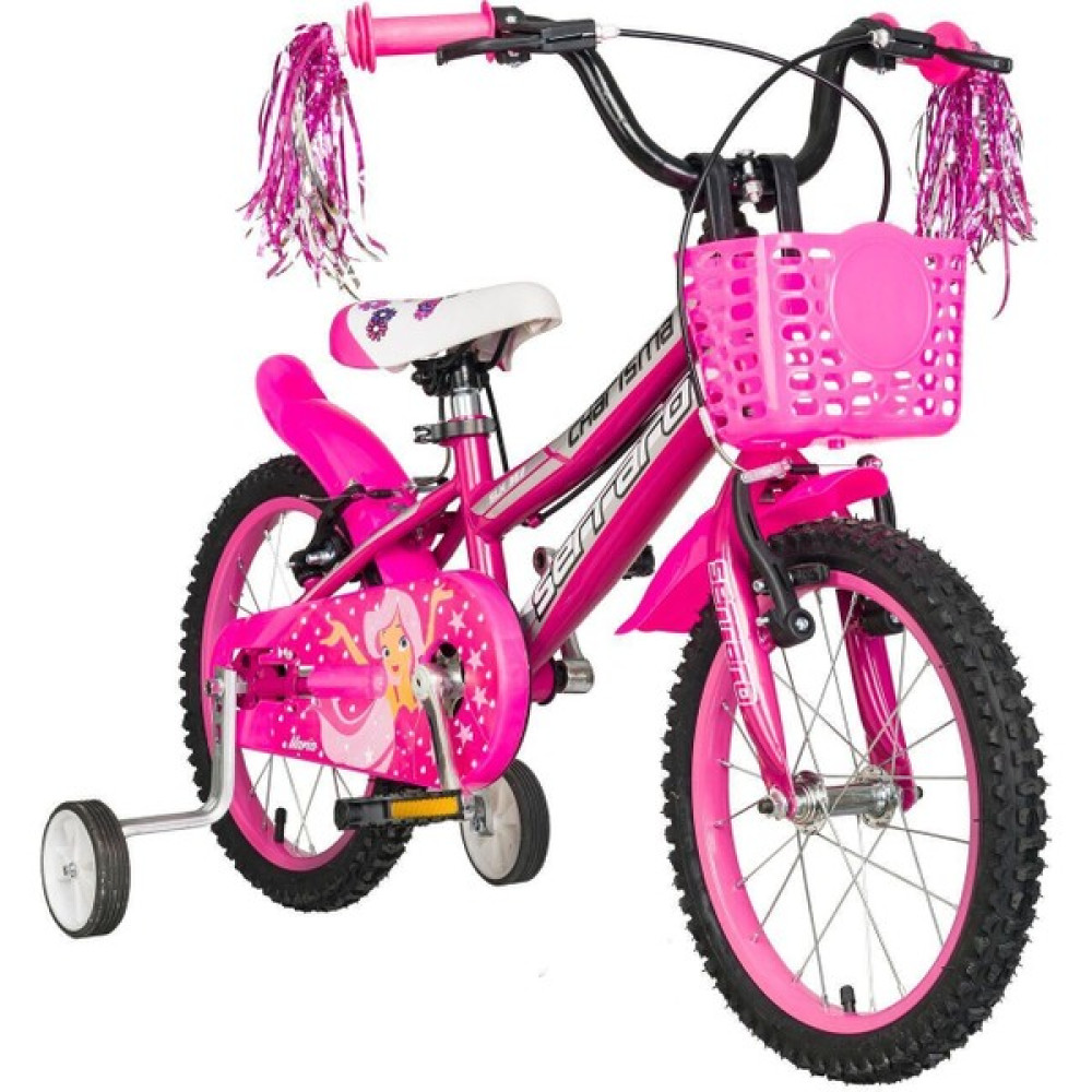 Woodhub Pembe 16 Jant 2023 Model Pembe Çamurluk ve Sepetli Lüks Çocuk Bisikleti 4 16 6 - 8 Yaş 2 Yıl Çocuk Bisikletleri Fiyatı