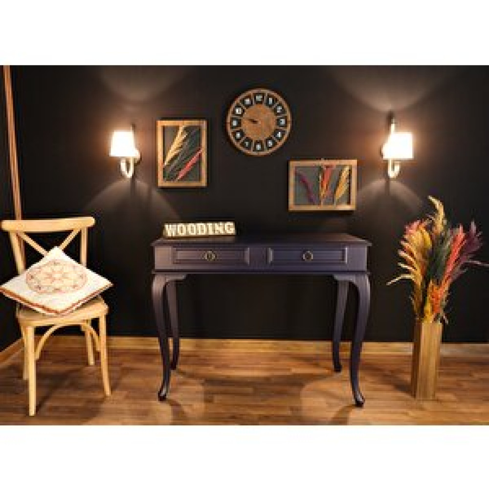 Wooding Mobilya Wooding 100 Cm Çekmeceli Masif Lake Lacivert Dresuar Dresuar / Konsol Fiyatı