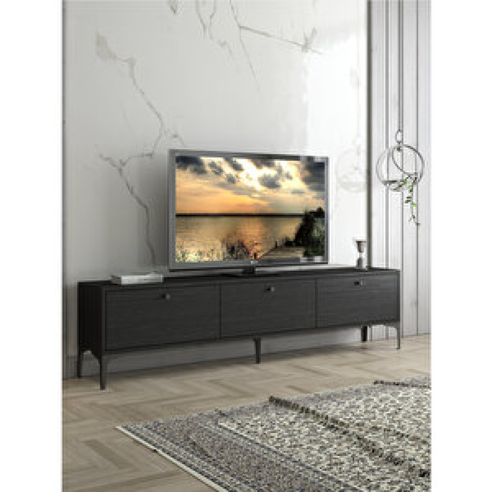 Wood’n Love Etna 180cm Tv-siyah/siyah Tv Ünitesi / Sehpası Fiyatı
