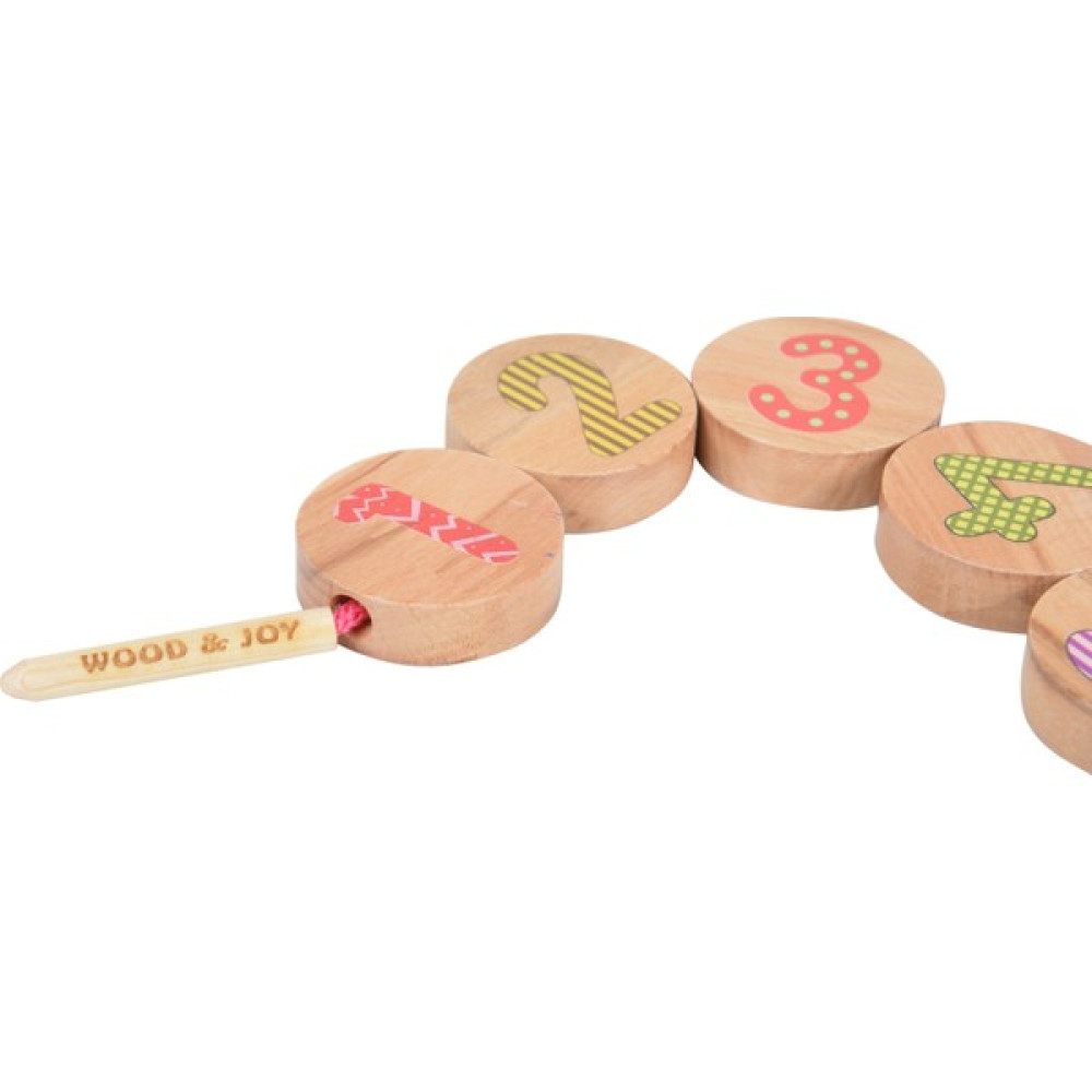 Woodnjoy Ahşap Sayı Dizimi - Ahşap Desenli Bebek Oyuncakları Fiyatı