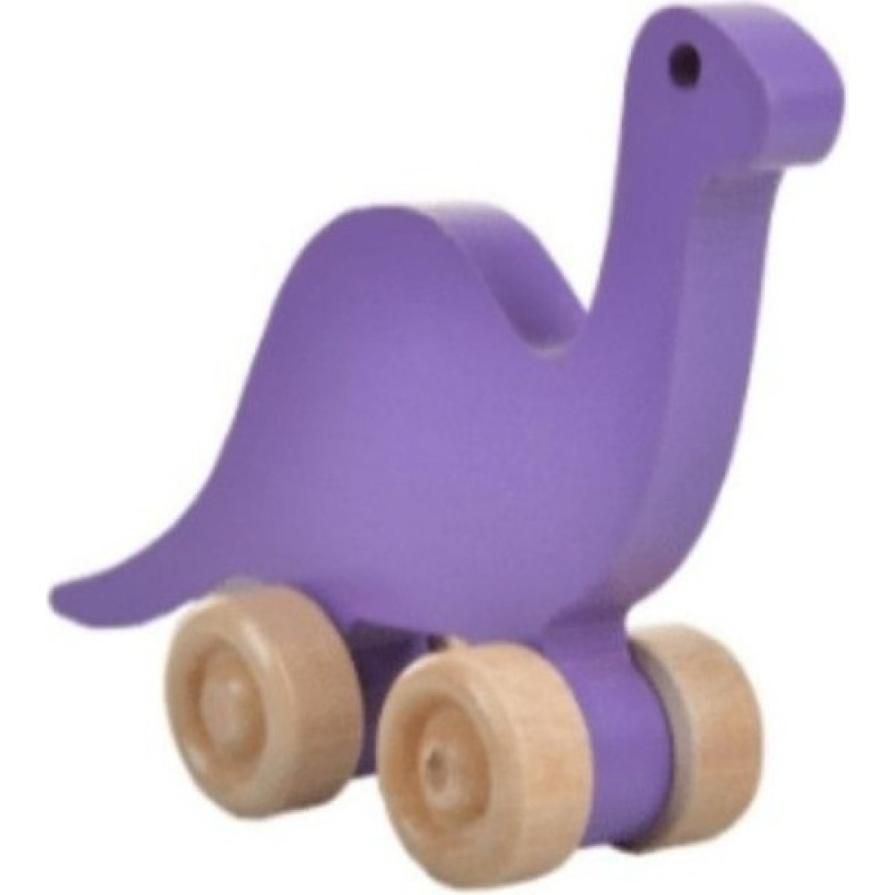 Woodnjoy Hareketli Ahşap Mini Dinazor - Mor Bebek Oyuncakları Fiyatı