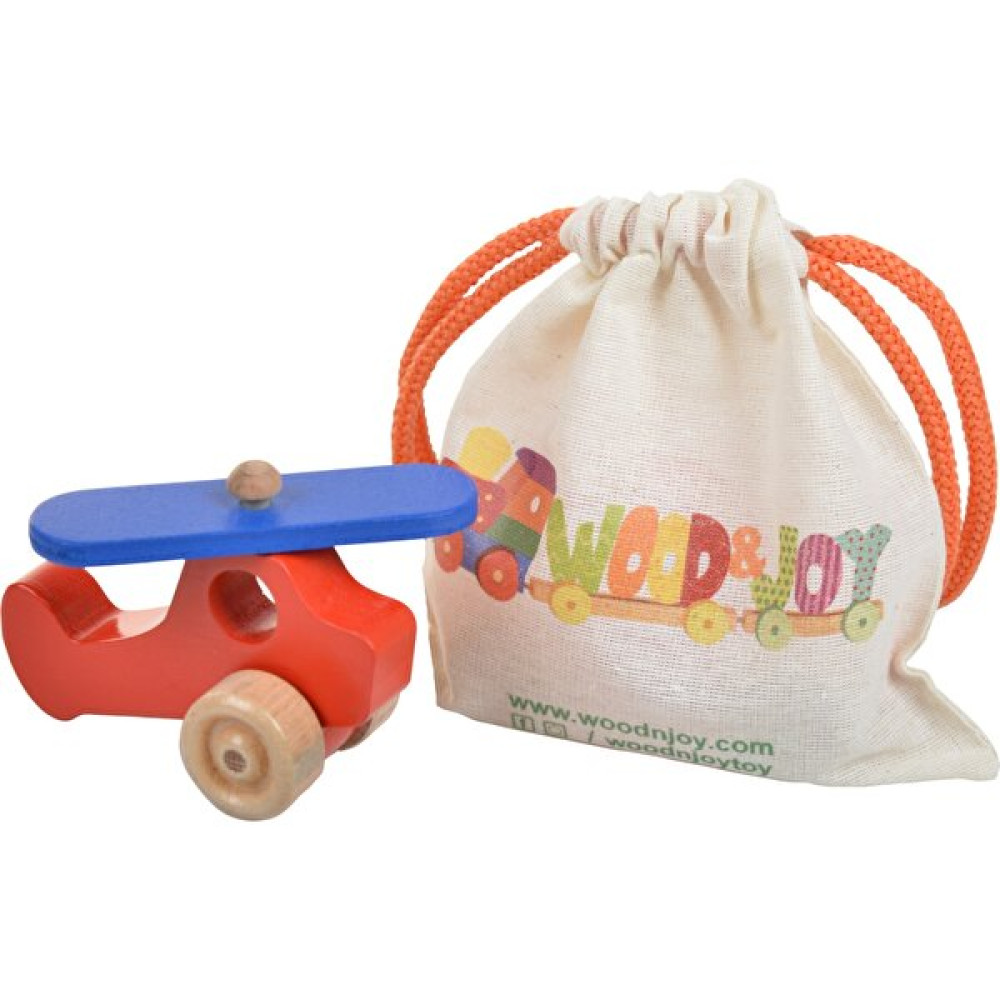 Woodnjoy Hareketli Ahşap Mini Hava Araçları - Kırmızı - Mavi Bebek Oyuncakları Fiyatı