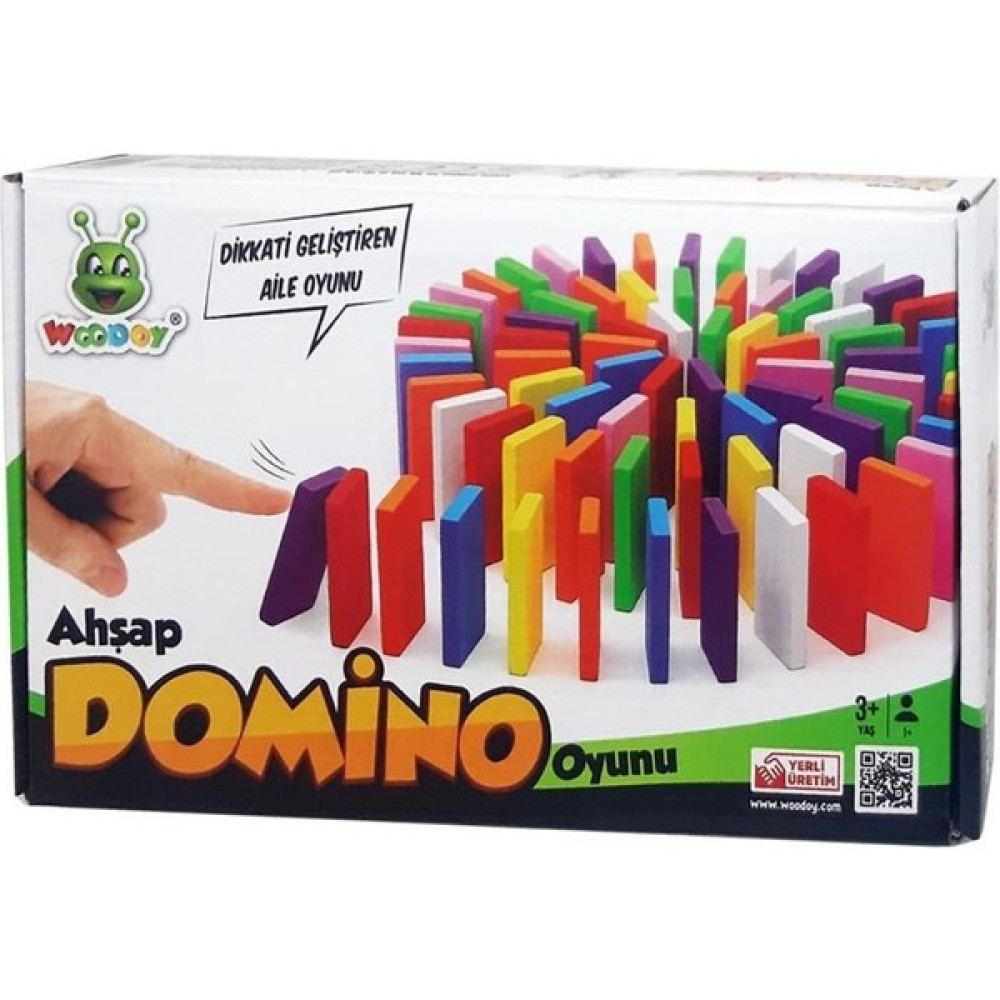 Woodoy Domino Oyunu Ahşap - Renkli Oyun Takımları Fiyatı