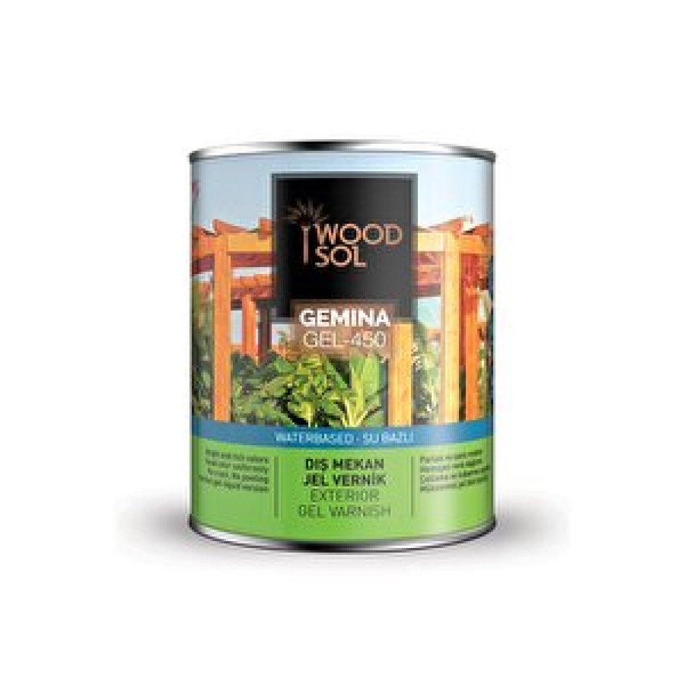 Woodsol Gemina Dış Mekan Ahşap Jel Vernik 0.75 L 1563 Walnut Boya Malzemeleri Fiyatı
