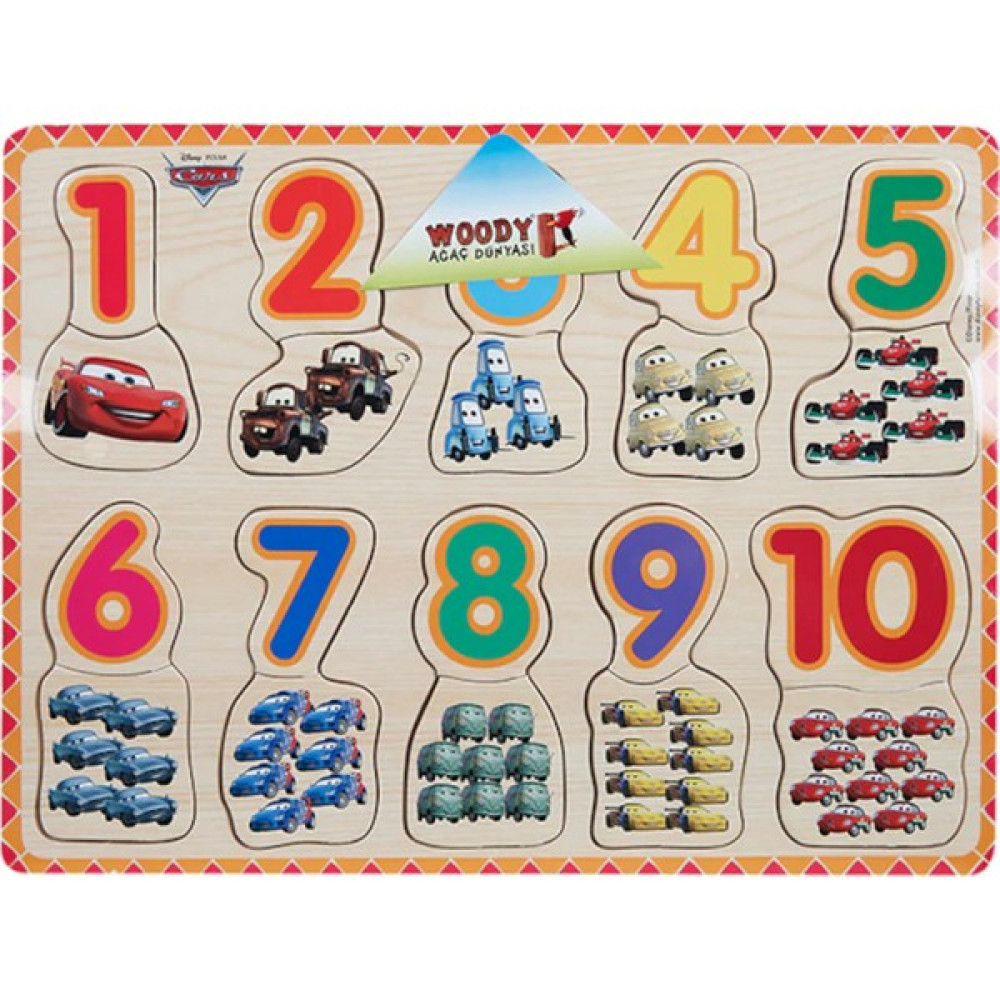 Woody Disney Cars Şimşek McQueen Ve Arkadaşları 20 Parça Ahşap Bul Tak Rakamlar Resimli Yapboz Bebek Oyuncakları Fiyatı